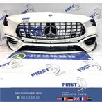 W118 CLA45 CLA45S AMG AERO VOORBUMPER WIT + GT GRIL ORIGINEE, Gebruikt, Voor, Mercedes-Benz, Ophalen of Verzenden