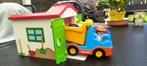 1 2 3 Junior Playmobil vrachtauto en garage, Kinderen en Baby's, Speelgoed | Playmobil, Ophalen of Verzenden, Gebruikt, Complete set