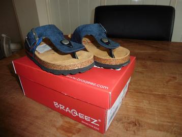 NIEUW Braqeez BQZ slipper blauw maat 30 (birkenstock) beschikbaar voor biedingen