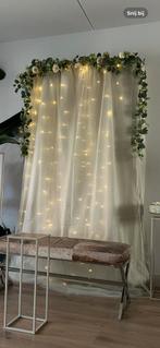 Decordoek met verlichting en bloemen, Ophalen of Verzenden, Zo goed als nieuw, Versiering