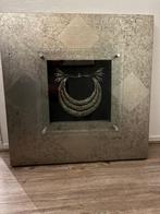 Wanddecoratie zilver grijs zilvergrijs antiek-zilverkleurig, Ophalen of Verzenden