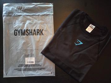 Gymshark Onyx 5.0 Seamless Long Sleeve - L - Onyx Grey beschikbaar voor biedingen