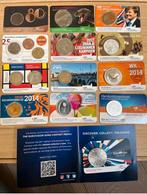13 Nederlandse coincards BU & UNC Nederland Euro munten, Postzegels en Munten, Munten | Nederland, Verzenden, Koningin Beatrix