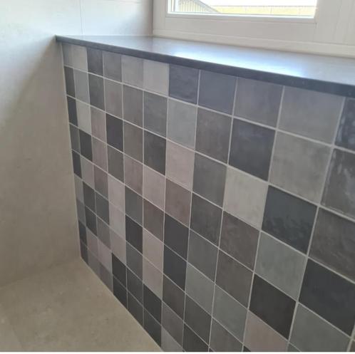 Mooi restant tegeltjes voor badkamer, keuken, Doe-het-zelf en Verbouw, Tegels, Nieuw, Wandtegels, Keramiek, Minder dan 20 cm, Minder dan 20 cm