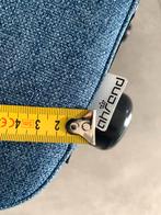 3 Ahrend Poefen - Blauw per stuk, Huis en Inrichting, Ophalen, Minder dan 50 cm, Gebruikt, Vierkant