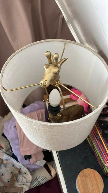 Giraffe goudkleurig design lamp - sissy boy beschikbaar voor biedingen