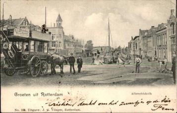 Rotterdam Albrechtskolk Paardenomnibus JG Vlieger zie info beschikbaar voor biedingen