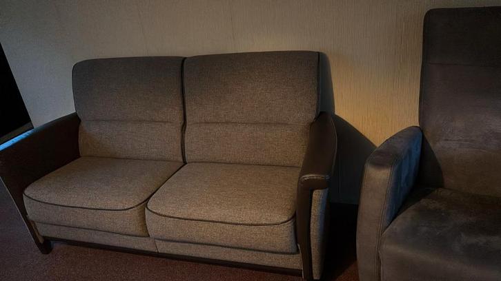 Bankstel met 2 bijpassende stoelen, Huis en Inrichting, Banken | Sofa's en Chaises Longues, Gebruikt, Tweepersoons, 150 tot 200 cm