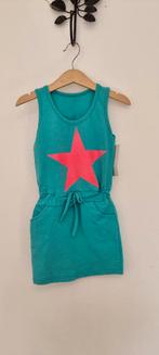 Jurk blauw met roze ster maat 98 104 NIEUW !, Kinderen en Baby's, Kinderkleding | Maat 98, Ophalen of Verzenden, Nieuw, Meisje