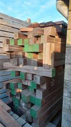 Partij hardhouten balken/regels - ca. 100 stuks, Doe-het-zelf en Verbouw, Hout en Planken, Ophalen, 50 mm of meer, Balk, Minder dan 200 cm