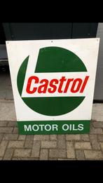 Castrol bord metaal, Ophalen, Gebruikt, Reclamebord