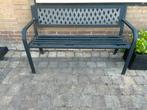 Tuinbank zwart antraciet, Tuin en Terras, Tuinbanken, Ophalen of Verzenden