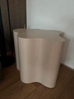 KARWEI bijzettafel Elin rookgrijs MDF hout 50 x 40 cm, Huis en Inrichting, Tafels | Bijzettafels, Japandi, Minder dan 55 cm, Zo goed als nieuw