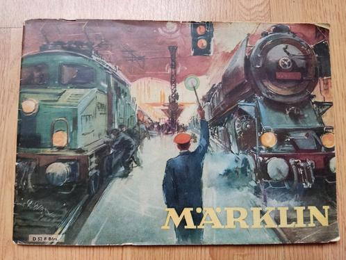 Märklin catalogus 1952 trein modelspoor locomotief rails, Hobby en Vrije tijd, Modeltreinen | H0, Gebruikt, Boek, Tijdschrift of Catalogus