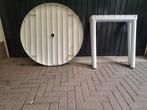 Kunststof tuintafel, Ophalen, Gebruikt, Rond, Kunststof