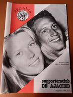 ajax supporters club boekje john en Danielle van 't schip, Verzamelen, Sportartikelen en Voetbal, Ophalen of Verzenden, Zo goed als nieuw