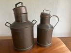 Antieke Set Melkbussen, Antiek en Kunst, Ophalen, Koper