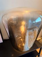 Lucide Glorio tafellamp rookglas fumé, Huis en Inrichting, Lampen | Tafellampen, Ophalen of Verzenden, Zo goed als nieuw, Glas