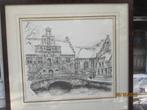 ANTON PIECK,1972 Oud Beijerland Oude Raadhuis,Tek/Litho, Antiek en Kunst, Ophalen