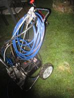 Verfspuit HBM Airless Spuitmachine Wandspuitmachine Set, Ophalen, Zo goed als nieuw