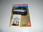 brochure Citroen AX GT  1988, Ophalen of Verzenden, Nieuw, Citroën
