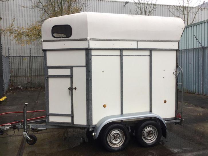 Paardentrailer (1,5), Dieren en Toebehoren, Paarden en Pony's | Trailers en Aanhangwagens, Gebruikt, 1½-paards trailer, Overige materialen