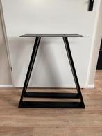 Tafelpoten zwart metaal, Ophalen, Tafelpoot, 50 tot 100 cm, 50 tot 100 cm