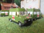 Fiat Ducato Militaire Ambulance - Praliné, Hobby en Vrije tijd, Modelauto's | 1:87, Ophalen of Verzenden, Nieuw, Auto, Overige merken
