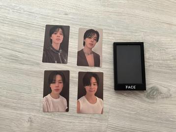 Kpop BTS jimin face photocards 