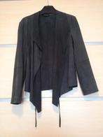 Een blouse jasje van dunne suede, Maat 38/40 (M), Verzenden, Zo goed als nieuw, Grijs