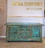 India Ibiza vintage look massief hout Dressoir, Huis en Inrichting, Ophalen of Verzenden, Mina Donyavi Art Gallery, Donyavimin@gmail.com