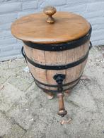 Klein anthiek eiken boter vaatje, 150 liter of meer, Ophalen of Verzenden, Hout