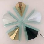 Triangle vintage post moderne wandlampen jaren 80, Ophalen of Verzenden, Gebruikt, Metaal, Vintage post modern