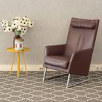 1x Montis Madonna fauteuil - aubergine, Huis en Inrichting, Fauteuils, Niet ingevuld, Niet ingevuld, Leer, Ophalen of Verzenden