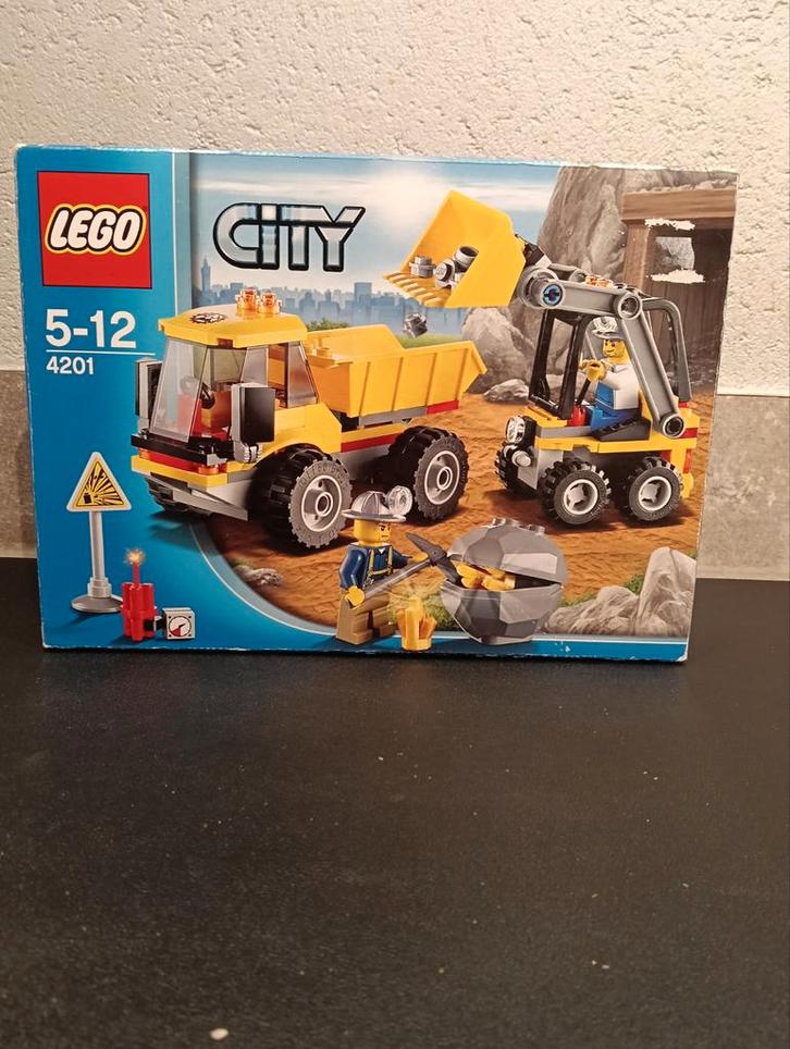 Lego City 4201 Kiepwagen, Kinderen en Baby's, Speelgoed | Duplo en Lego, Zo goed als nieuw, Lego, Complete set, Ophalen of Verzenden