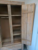 Kleding kast - steigerhout, Huis en Inrichting, Kasten | Kledingkasten, Gebruikt, 200 cm of meer, 50 tot 100 cm, Grenenhout