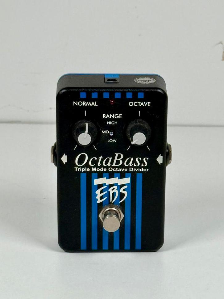 EBS OctaBass Octave Divider Guitar Effects Pedal, Muziek en Instrumenten, Effecten, Gebruikt, Ophalen of Verzenden