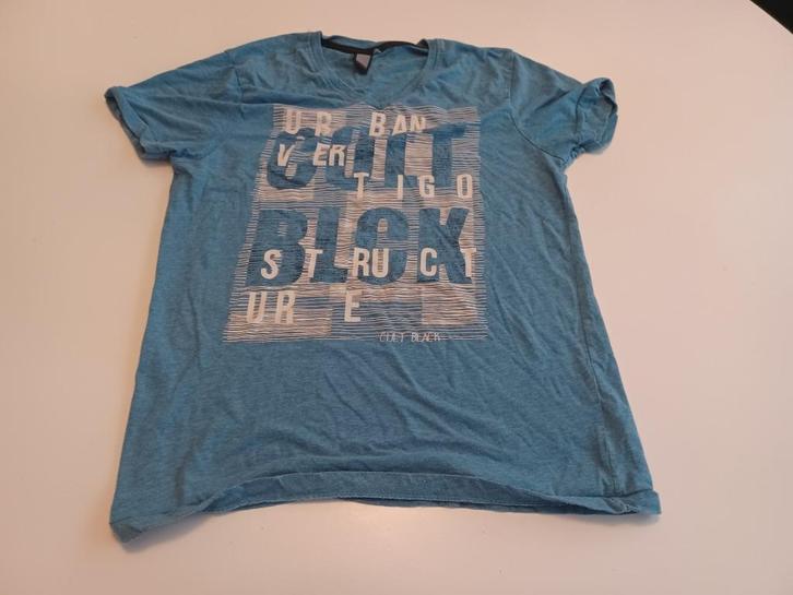 T-Shirt Cult Edition Black XL, Kleding | Heren, T-shirts, Gedragen, Maat 56/58 (XL), Blauw, Ophalen of Verzenden