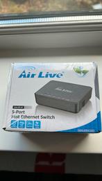 Air Live 5 port Ethernet switch, Ophalen of Verzenden, Nieuw