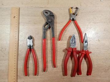 5x Knipex tangen beschikbaar voor biedingen