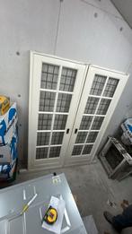 Glas en lood schuifdeuren set, Doe-het-zelf en Verbouw, Deuren en Horren, Ophalen, Gebruikt