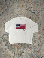 Witte trui met Amerikaanse vlag - Maat M, Ophalen of Verzenden, Zo goed als nieuw, Maat 38/40 (M), Wit