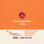 Sticker bloeddonor (8) Bloedbank ZWN Rotterdam, Verzamelen, Verzenden, Zo goed als nieuw, Overige typen