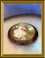 Oude Franse bakelieten poederdoos, Ophalen of Verzenden