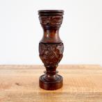 Vintage Houten Vaas, Armeense Volkskunst, Ophalen of Verzenden