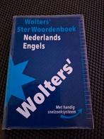 Geplastificeerd woordenboek - Nederlands Engels, Ophalen of Verzenden, Gelezen, Wolters, Non-fictie