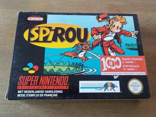 Super Nintendo SNES spel Spirou / Robbedoes PAL - nieuw, Spelcomputers en Games, Games | Nintendo Super NES, Nieuw, Platform, 1 speler