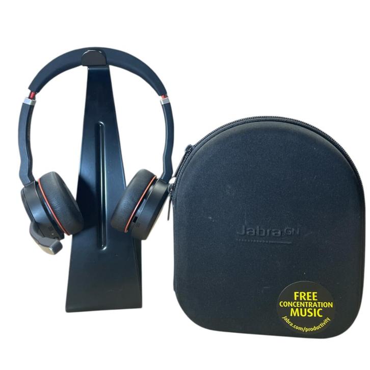 Jabra Evolve MS 75 | Nette Staat | 1 Maand Garantie, Audio, Tv en Foto, Koptelefoons, Zo goed als nieuw