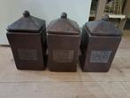 Mooie zand, zeep en soda potten, Huis en Inrichting, Woonaccessoires | Schalen en Manden, Ophalen, Zo goed als nieuw