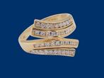 Brede 14 karaat Gouden Ring Alliance Ring Damesring M18.5, Sieraden, Tassen en Uiterlijk, Ringen, Verzenden, Nieuw, Dame, Info@juwelenwereld.nl